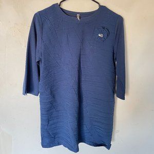 Women's Navy Blue Blouse - Size XL